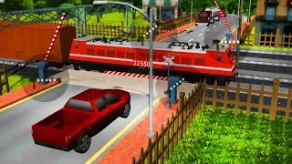 Railroad Crossing 2  Trains Game  Best Android Gameplay HD [upl. by Ennagem513]