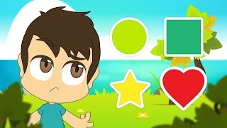 Learn Shapes in Arabic for Kids  تعليم الأشكال للاطفال باللغة العربية [upl. by Sirtaeb]