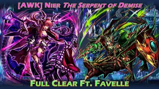 AWK Nier  Full Clear Ft Favelle Grand Summoners GL [upl. by Amo]