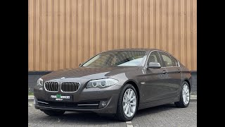 BMW 5 Serie 525d High Executive  Cruise Control  Achteruitrijcamera  Stoelverwarming  Memorystoe [upl. by Artenal]