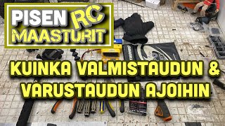 Miten valmistaudun ja varustaudun kun lähden ajelemaan RC maastureilla [upl. by Isidoro]