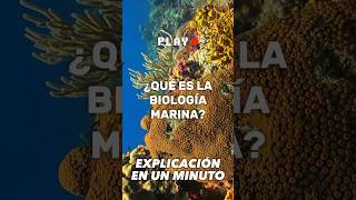 ¿Qué es la biología marina [upl. by Noach]