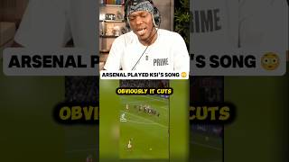 Arsenal Played KSIs Song 😳 [upl. by Esereht]