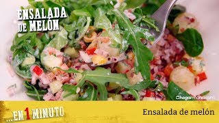 Receta de ensalada de melón para llevar [upl. by Indihar]