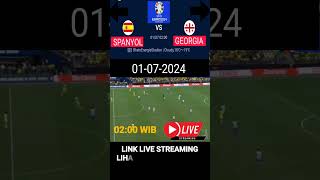 🔴 LIVE SPANYOL VS GEORGIA 01072024 europe youtubeshorts live timnasindonesia football [upl. by Adohr390]