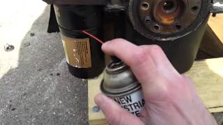 How to remove a stuck oil filter  DIY [upl. by Nylevol384]