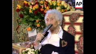 FRANCE WOMAN BELIEVED TO BE WORLDS OLDEST PERSON DIES AGE 122 [upl. by Certie]