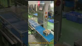 Small range series checkweigher machine checkweigher weightchecker factory manufacturing [upl. by Faden549]