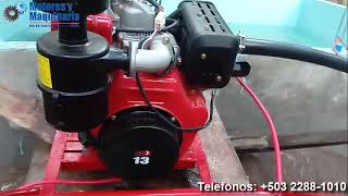 Bomba de alta presión con motor diésel 13 HP ¡SISTEMA COMPLETO [upl. by Locklin802]