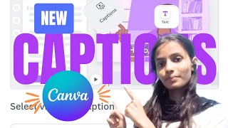 canva new video editing feature captions ✨💫 [upl. by Eteragram]