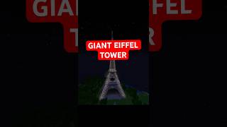 GIANT EIFFELTOWER in MINECRAFT SURVIVAL [upl. by Lait]