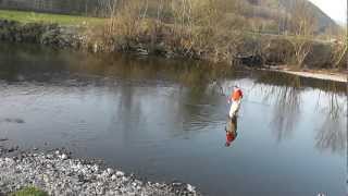 Single handed 90 degree C spey cast [upl. by Rafaela]