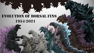 Evolution of Godzilla’s Dorsal plates 1954 – 2021 [upl. by Onilegna10]