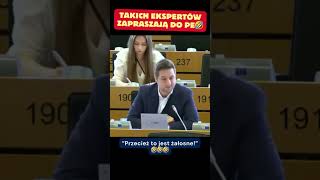 Patryk Jaki wykpił eksperta zaproszonego do PE polityka polskapolityka humor viralshorts [upl. by Lalage]