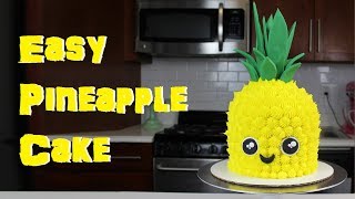 How to Make a Pineapple Cake  CHELSWEETS [upl. by Adamec22]