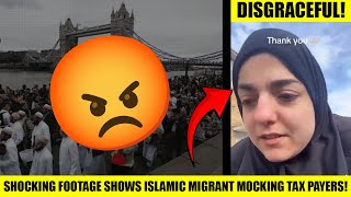 SHOCKING Footage Shows ISLAMIC MIGRANT MOCKING British Tax Payers [upl. by Gad939]