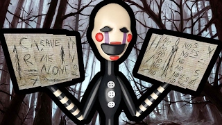 THE PUPPET PLAYS Slender the Arrival Part 2  DONT LOOK OR IT TAKES YOU [upl. by Nyrtak]