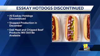 Smithfield discontinues making Oriole Esskay hot dogs [upl. by Ehttam657]