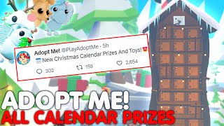 📅 ADOPT ME REVEALED ALL ADVENT CALENDAR PRIZES NEW PETS AND TOYS SPECIAL REWARDS ROBLOX [upl. by Neehcas393]