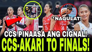 CREAMLINE VS AKARI FINALS🔥 CREAMLINE GINULAT ANG CIGNAL PLDT VS AKARI COOCKING SHOW [upl. by Hakkeber]