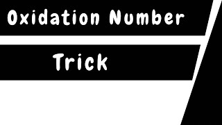 Oxidation Number Trick [upl. by Ylevol]