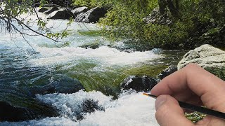 Painting This Rushing River  Time Lapse  Episode 199 [upl. by Poliard]