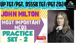 JOHN MILTON BIOGRAPHY amp WORKS IN DETAIL WITH MCQSIMPORTANT FOR ALL ENGLISH LITERATURE EXAMPART2 [upl. by Harriett]