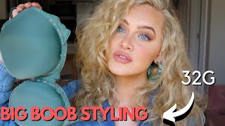 10 Tips for Styling a BIG BUST 😅 TRY ON [upl. by Saturday]