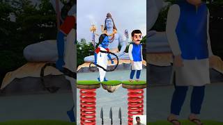 Jay baba bhole ki 🔥 Jay baba ki 🙏 har har Mahadev 🔥🔥 Jay Shri Ram cartoon viralshort youtubeshort [upl. by Ubald]