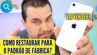 Como Resetar seu iPhone pra Vender  Passo a Passo Curto e Simples [upl. by Blair230]