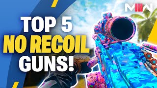 Top 5 Loadouts With NO RECOIL in Warzone 3 Warzone Guide [upl. by Kayley]