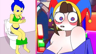 CAIN x Pomni React to INSIDE OUT 2 and The Amazing Digital Circus Animations  TikTok Videos  58 [upl. by Ahsratan]