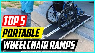 5 Best Portable Wheelchair Ramps [upl. by Eniruam976]