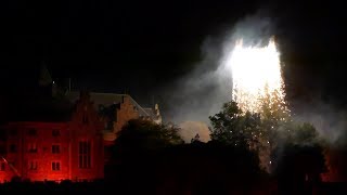 Winzerfest Bingen 2018 Feuerwerk Burg Klopp [upl. by Enileuqkcaj211]