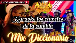 karaoke mi diccionario los claveles de la cumbia  pistas y karaokes al 📲51 922962181 [upl. by Sprung]