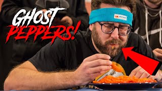 Guinness World Records Most Ghost Peppers Eaten in Two Minutes Bhut Jolokia [upl. by Hazmah]