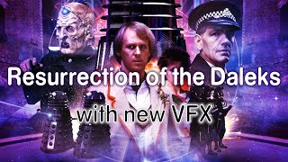 Resurrection of the Daleks with New VFX updated version Classic Doctor Who [upl. by Nairret]