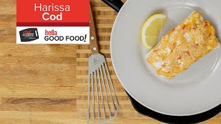 Simple Delicious Healthy COD with Harissa [upl. by Akiaki]