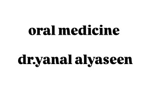 medicine  lect 8  salivary gland diseases 2  yanal alyaseen [upl. by Rammaj]