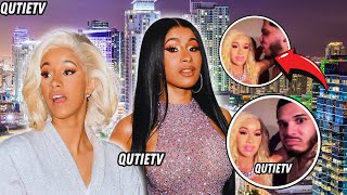 cardi b fans pt on her wax figure  ice spice claps back [upl. by Ahsiet]