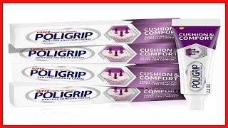 Great product  Poligrip Cushion amp Comfort Denture and Partials Adhesive Cream for Extra Comfort a [upl. by Oiredised]