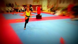 Lateral and Linear Agility amp Speed Drills for Taekwondo [upl. by Pas900]