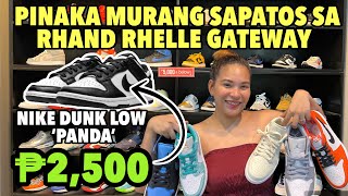 ₱1500₱2500 PINAKAMURANG SAPATOS NA MABIBILI MO SA RHAND RHELLE  NIKE JORDANS DUNKS [upl. by Aissatsan]