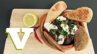 Moroccan Spiced Chicken Livers With Toasted Pitta Bread The Tasty Tenner [upl. by Hgiel]