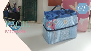 Como hacer NECESER sin cremallera DIY ✂️ Aprovechar retazos sewing patchwork [upl. by Onfre]