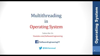 Single threading and multithreading  operating system [upl. by Arramat438]