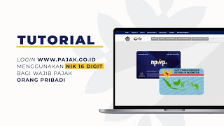 NIK jadi NPWP  Tutorial Login Pajakgoid menggunakan NIK bagi Wajib Pajak Orang Pribadi [upl. by Aroz791]