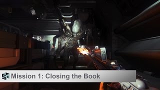 Alien Isolation Walkthrough  Mission 1  Closing the Book [upl. by Eiramanig887]