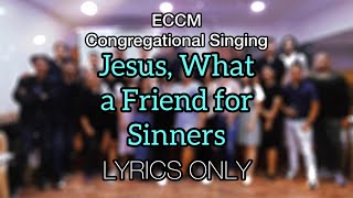 Jesus What a Friend for Sinners  Lyrics [upl. by Ttessil529]