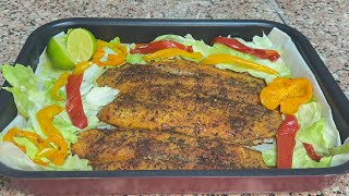 Tasty baked fish recipe mazedar baked fish banayen [upl. by Elcarim]